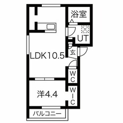 豊田本町駅 徒歩5分 2階の物件間取画像